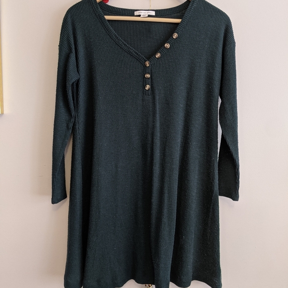 🍋 2 for $30 Plush Long Sleeve Swing Dress - Picture 2 of 4